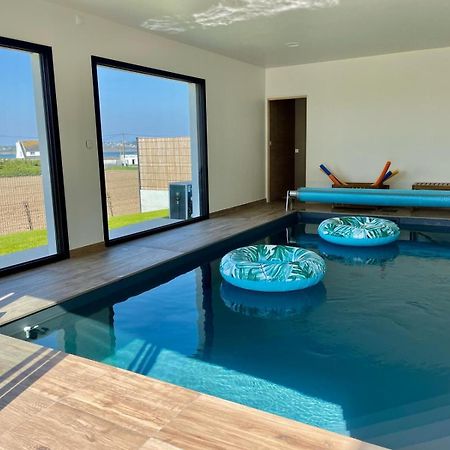 Magnifique Maison Vue Mer Avec Piscine Interieure カランテック エクステリア 写真