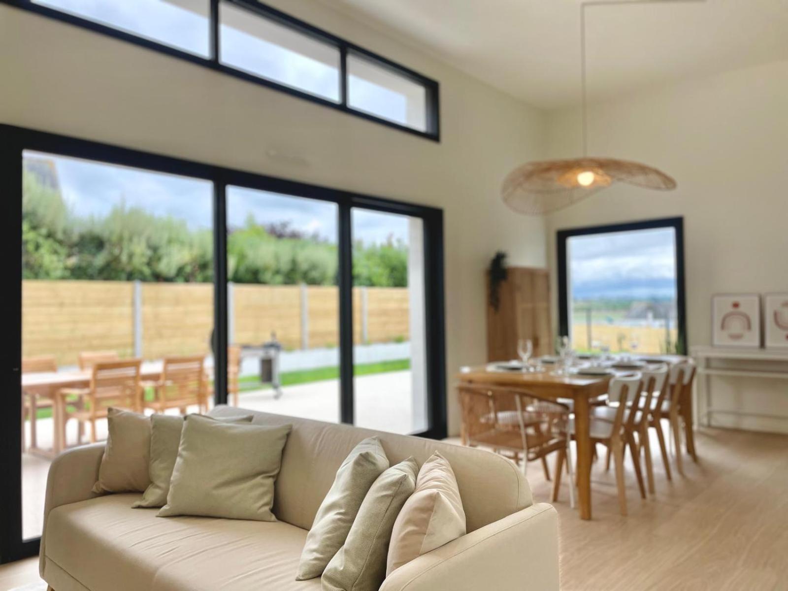 Magnifique Maison Vue Mer Avec Piscine Interieure カランテック エクステリア 写真
