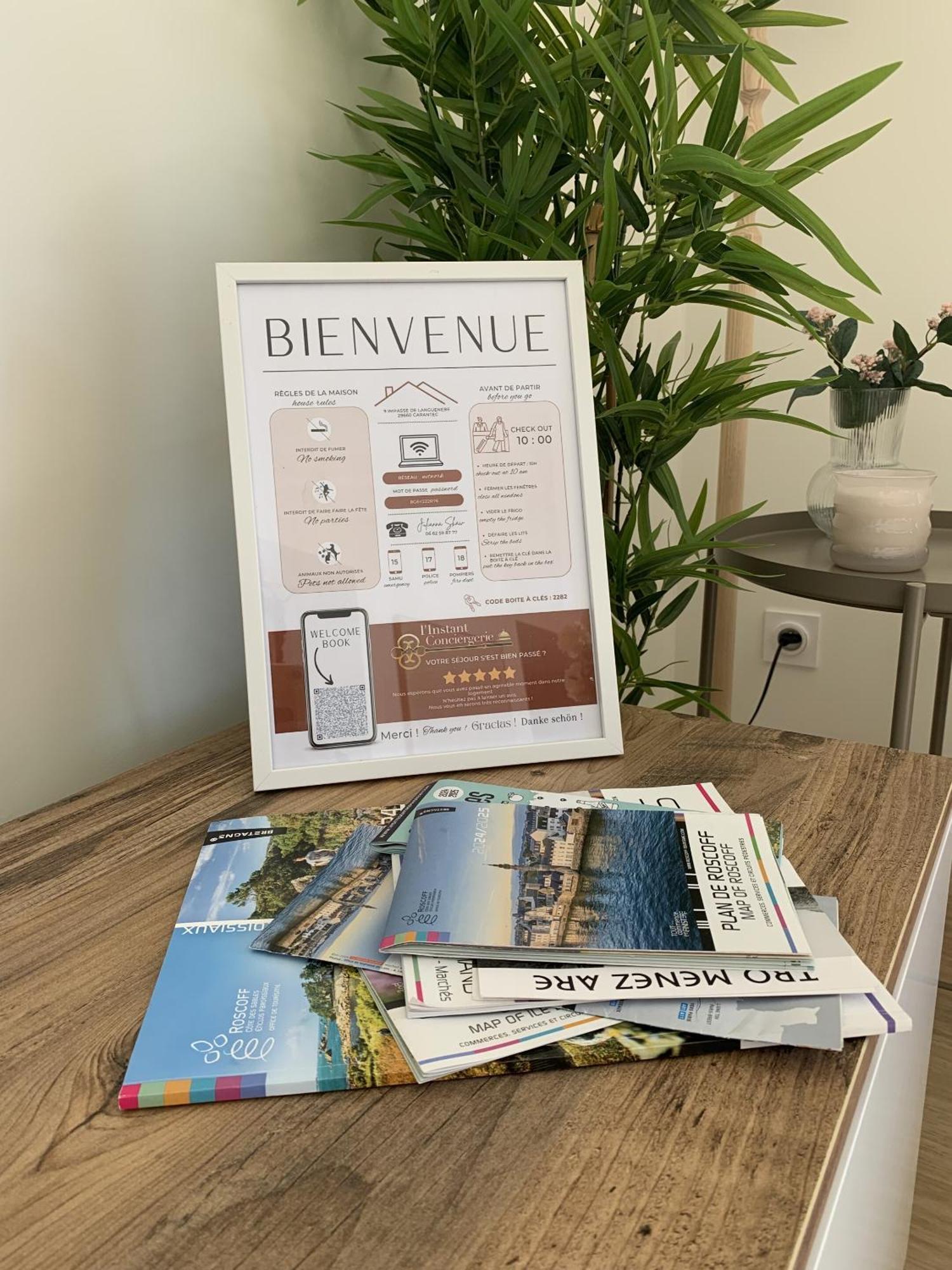 Magnifique Maison Vue Mer Avec Piscine Interieure カランテック 部屋 写真
