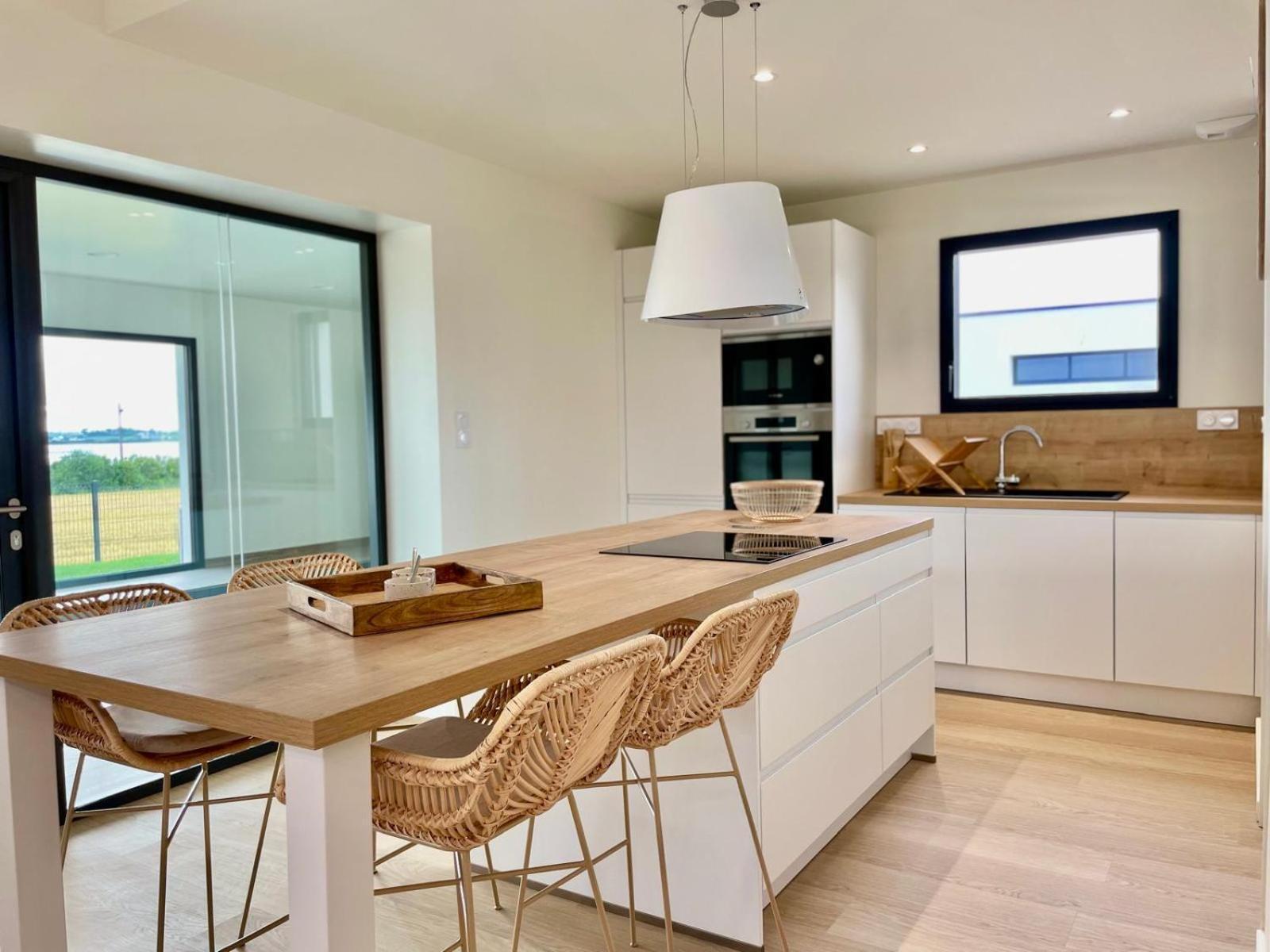 Magnifique Maison Vue Mer Avec Piscine Interieure カランテック エクステリア 写真