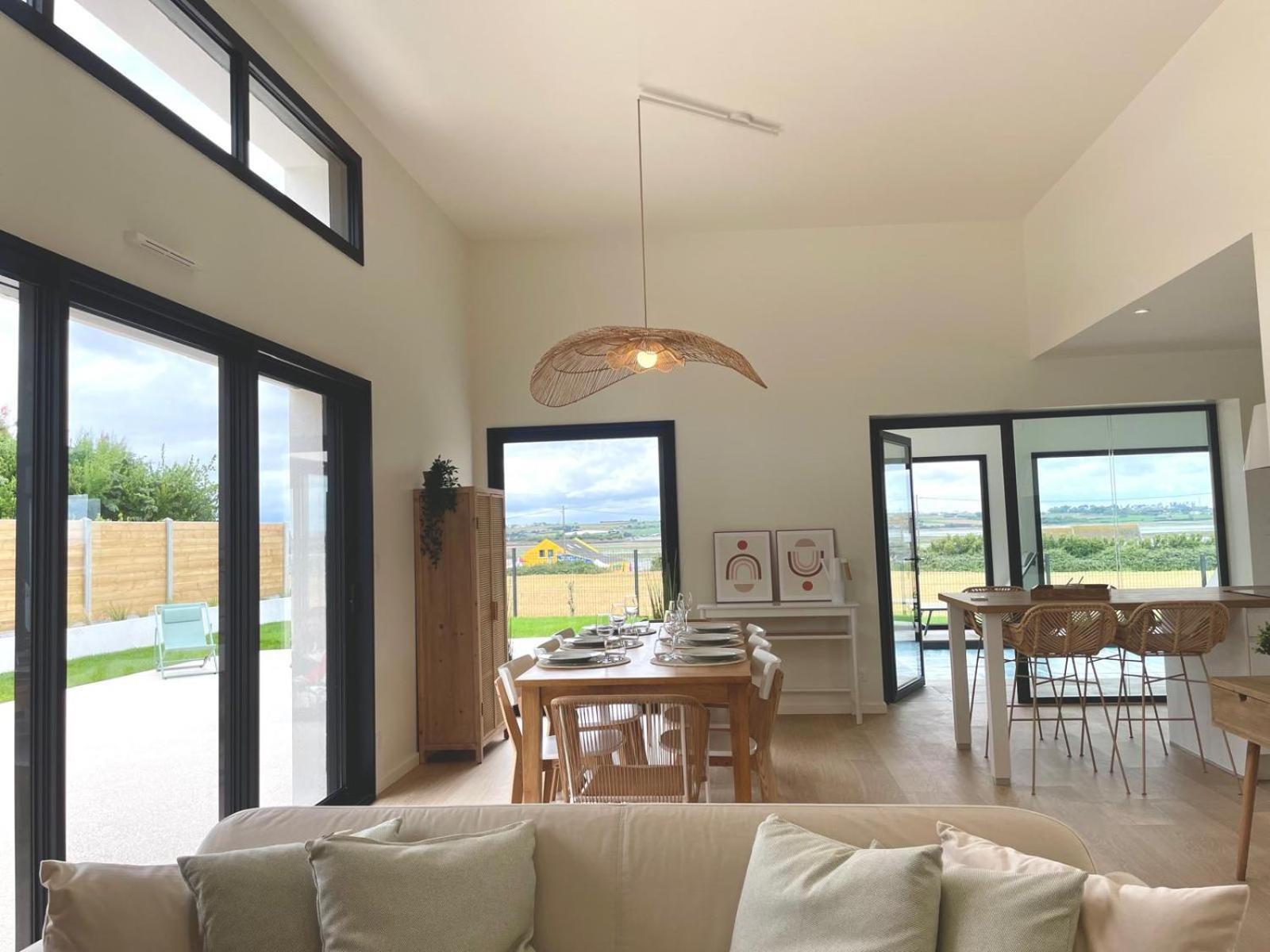 Magnifique Maison Vue Mer Avec Piscine Interieure カランテック エクステリア 写真